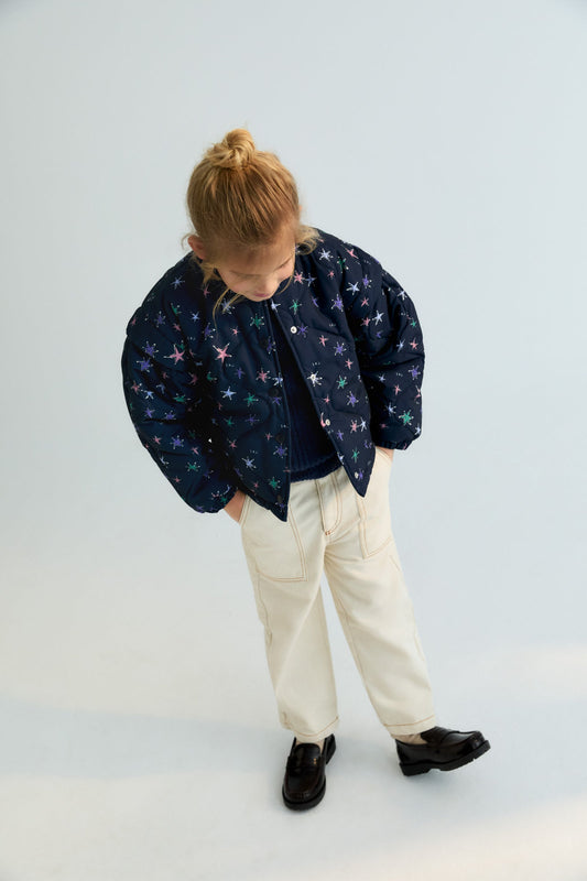 TNS Denim Baggy Pant Ecru