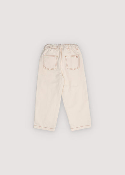 TNS Denim Baggy Pant Ecru
