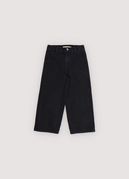 TNS Denim Wide Leg Pant Black Denim