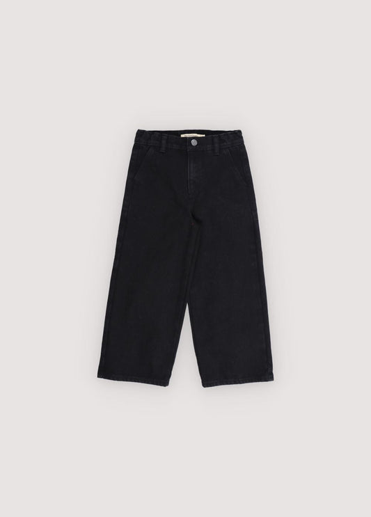 TNS Denim Wide Leg Pant Black Denim