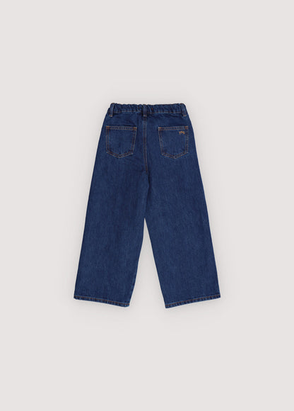 TNS Denim Wide Leg Pant Blue Denim