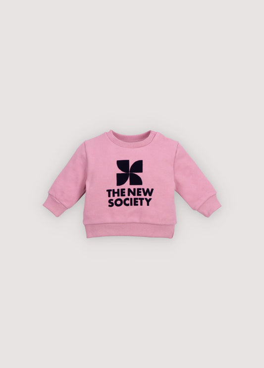 TNS Logo Baby Sweatshirt Dream Blush