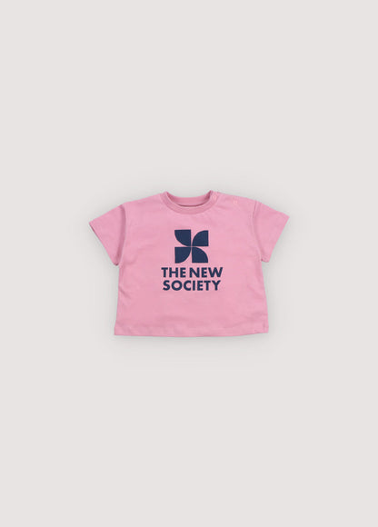 TNS Logo Baby T-shirt Dream Blush