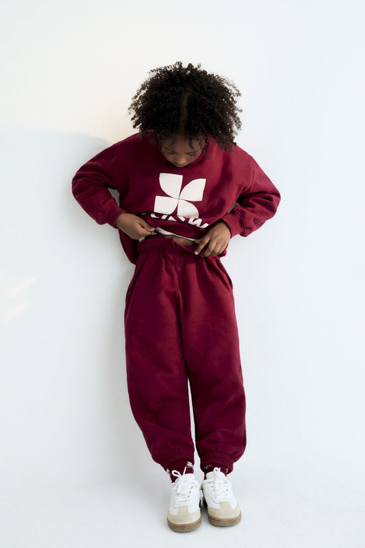 TNS Logo Jogging Plum Fantasy