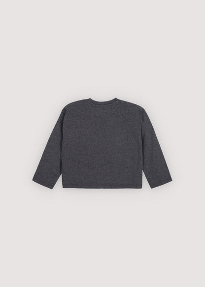 TNS Logo Long Sleeve T-shirt Galactic Grey Melange