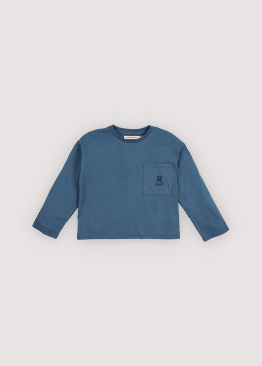 TNS Logo Long Sleeve T-shirt Void Blue