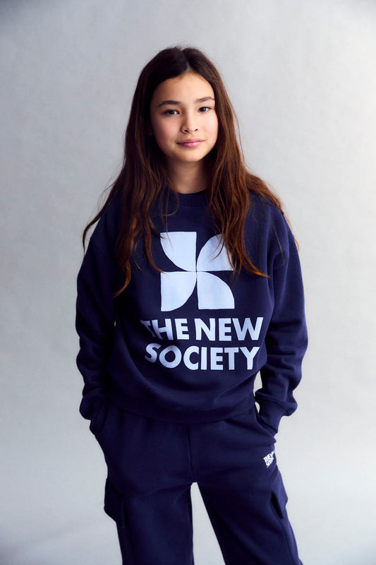 TNS Logo Teen Sweatshirt Infinite Navy