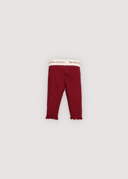TNS Rib Baby Legging Plum Fantasy