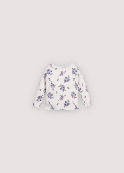 TNS Rib Baby Tee Emma Print