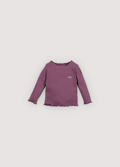 TNS Rib Baby Tee Grape Bliss