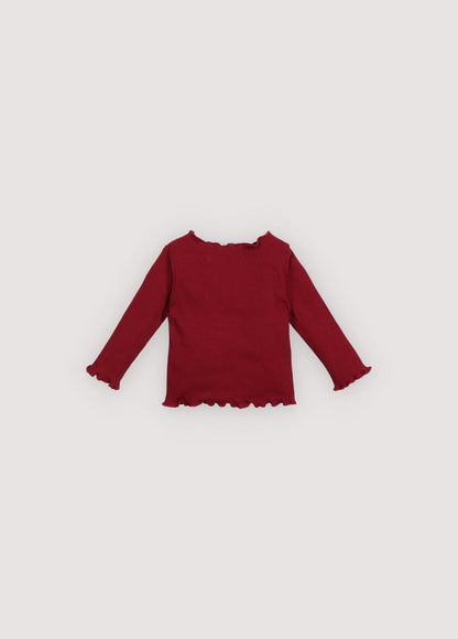 TNS Rib Baby Tee Plum Fantasy