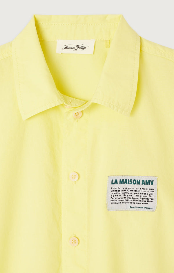 CHEMISE MC COL BOUTONNE
