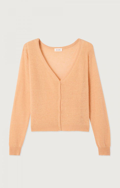 GILET COURT ML COL V