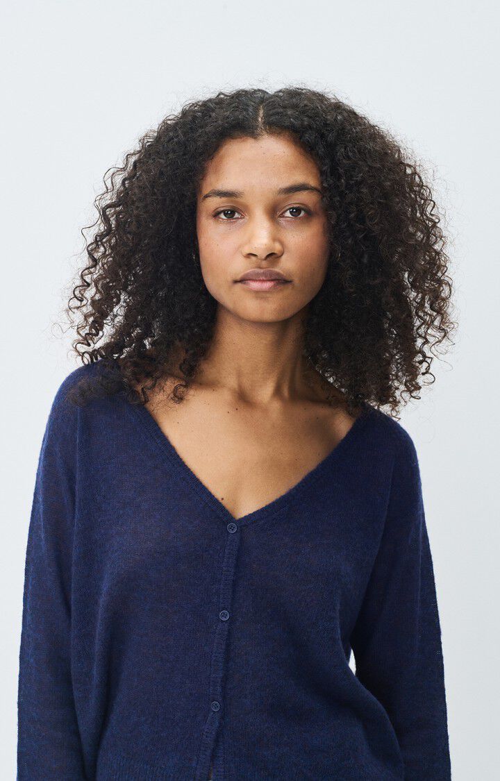 GILET COURT ML COL V