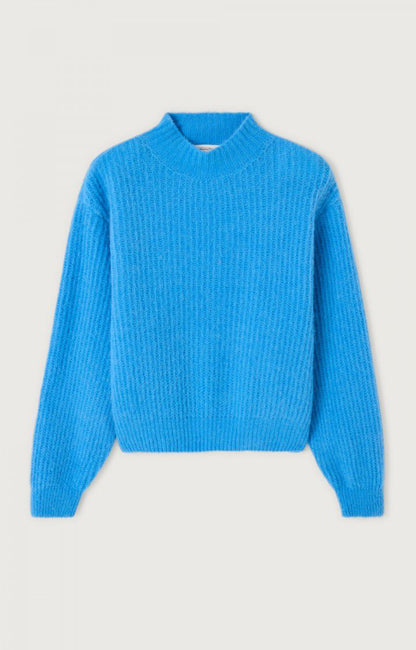 PULL COURT BOULE ML COL MONTANT