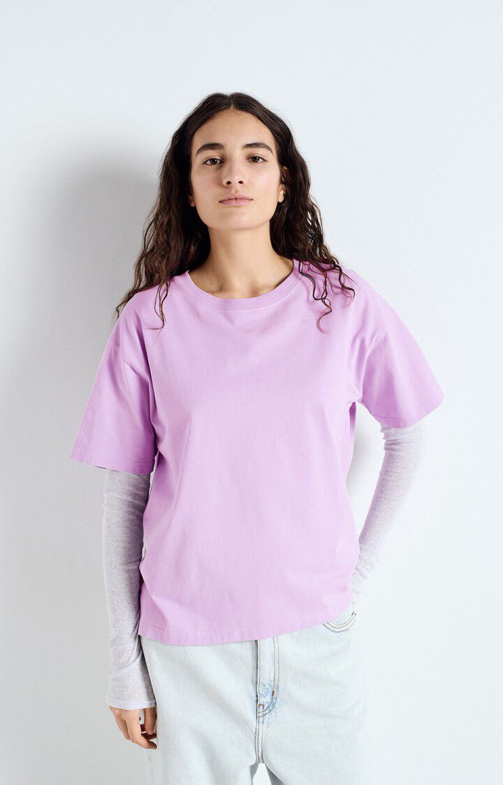 女士直筒圆领T恤