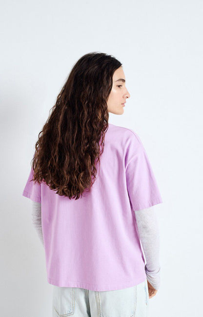 女士直筒圆领T恤