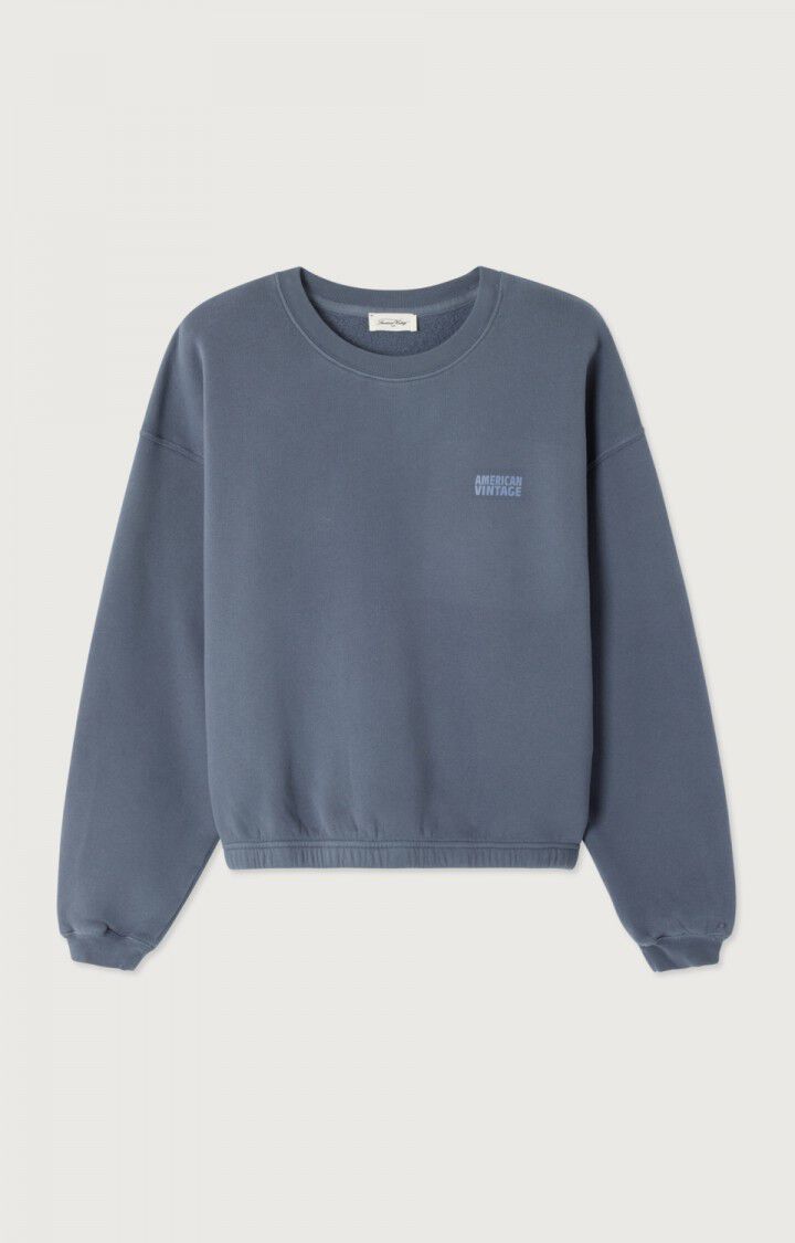 女士圆领短款卫衣