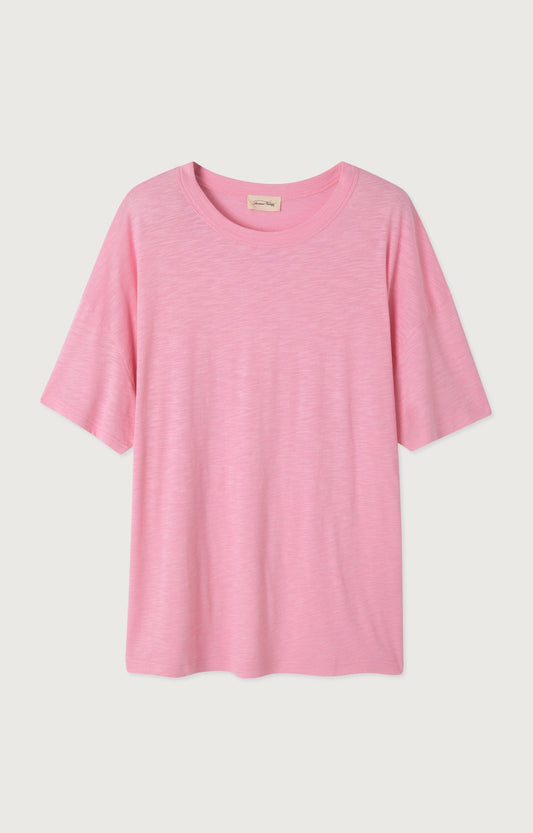 女士中长款宽松圆领T恤