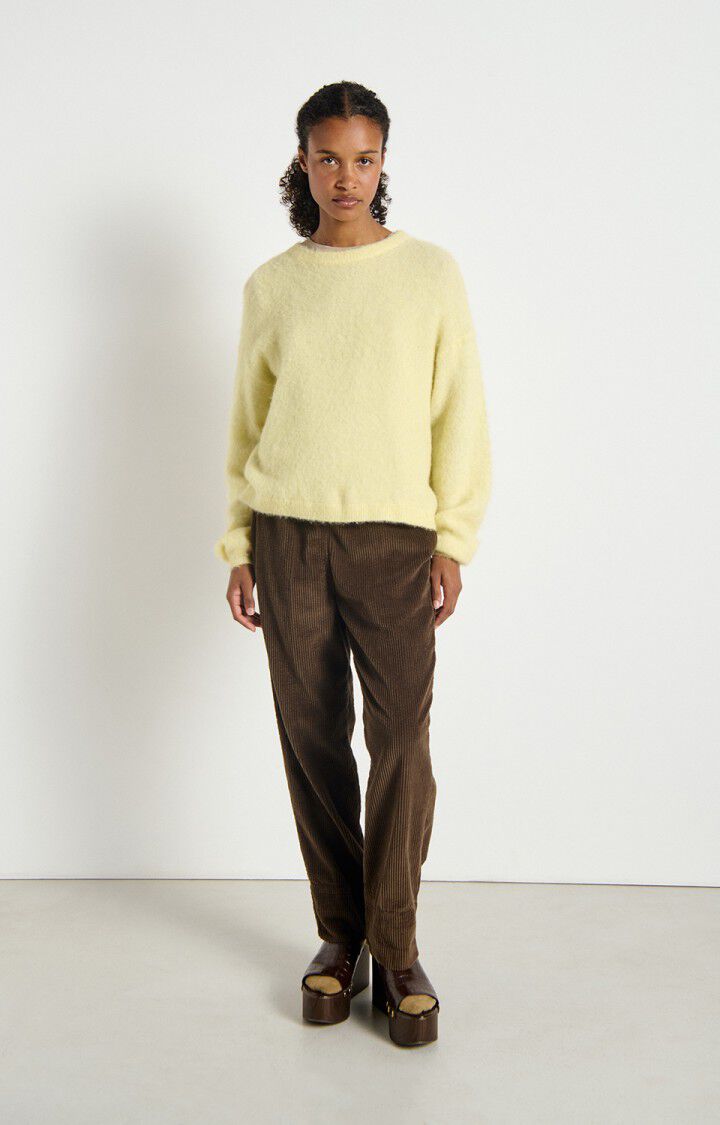 女士宽松圆领毛衣