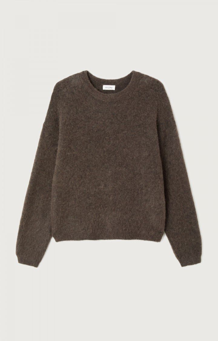 女士宽松圆领毛衣