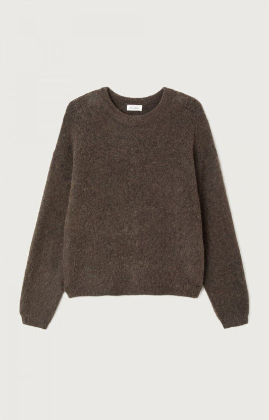 女士宽松圆领毛衣