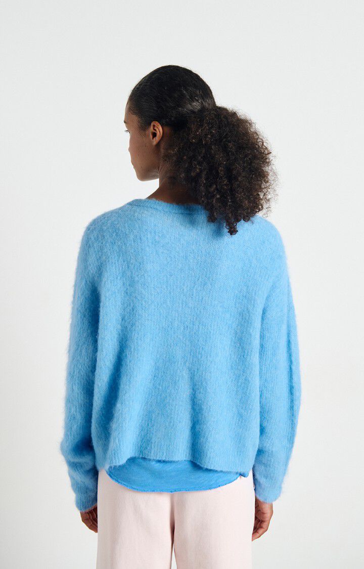 女士V领纽扣背心