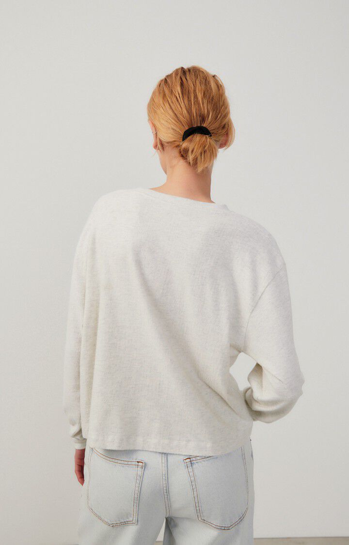 T-SHIRT AMPLE ML COL BATEAU