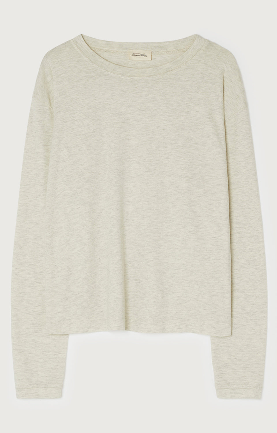 女士宽松船领T恤