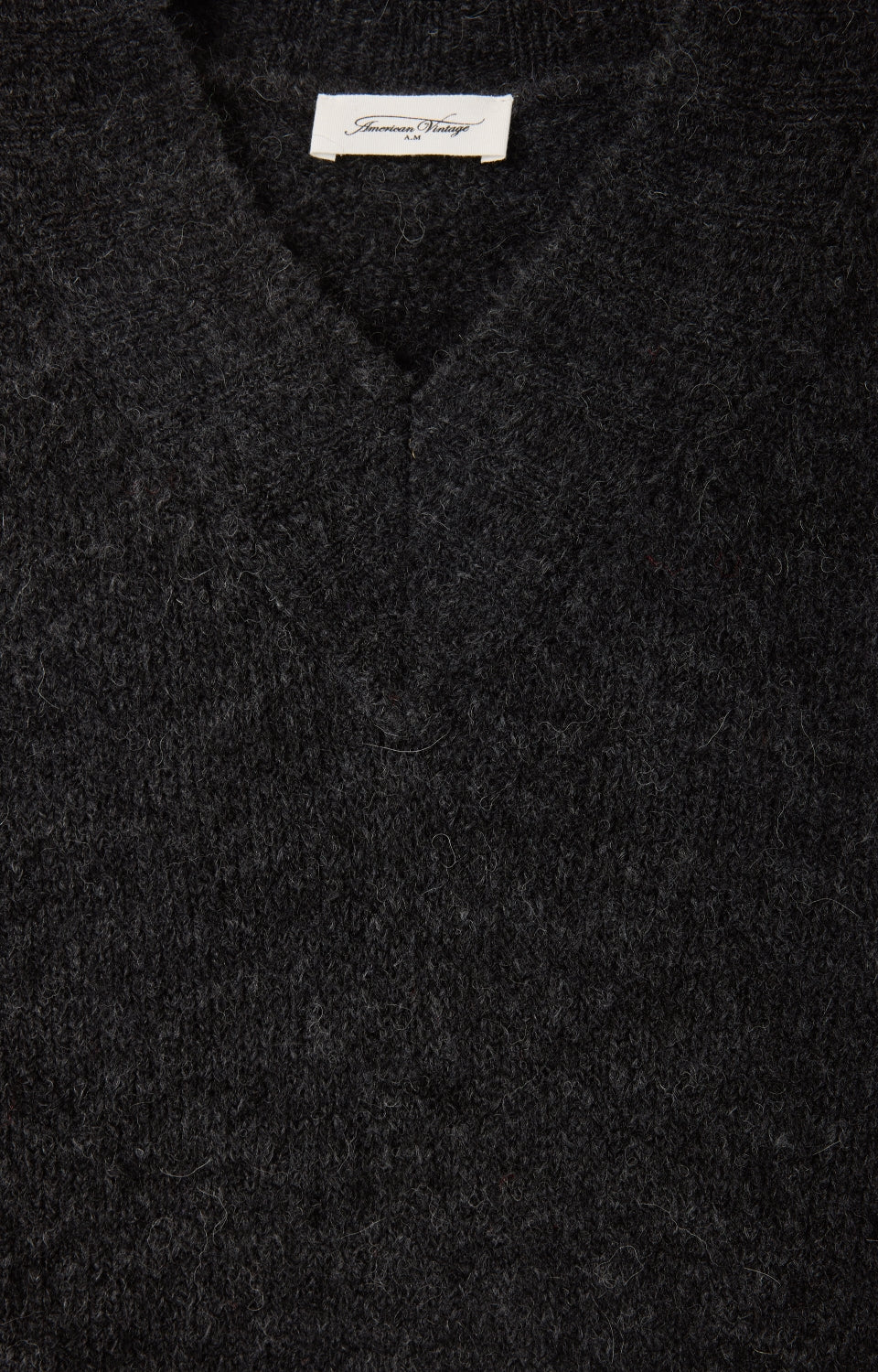 女士宽松V领毛衣