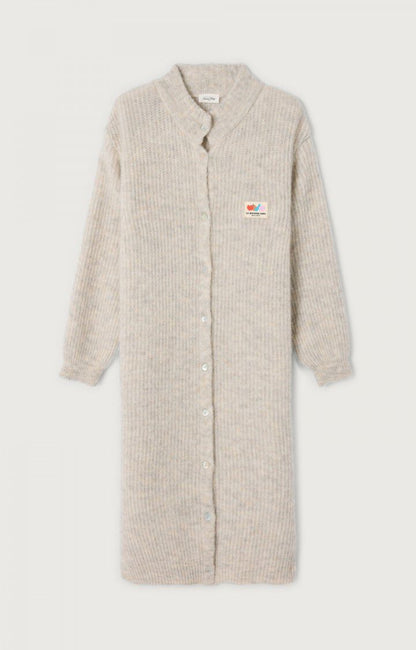 女士中长款高领纽扣背心