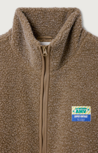 MANTEAU MI-LONG AMPLE ML COL MONTANT ZIPPE