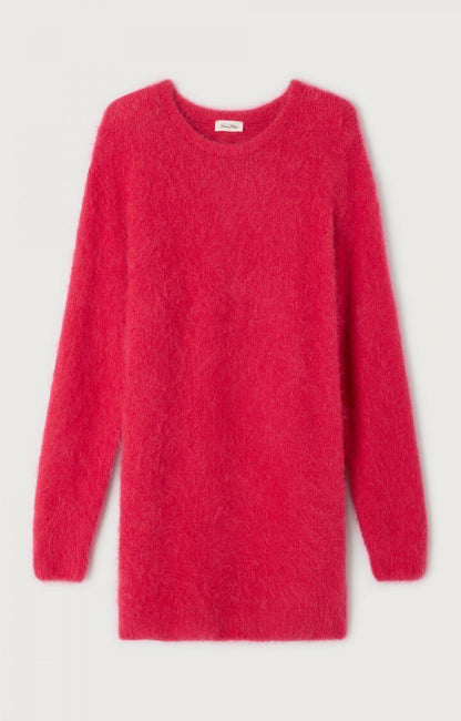 女士圆领短款宽松连衣裙