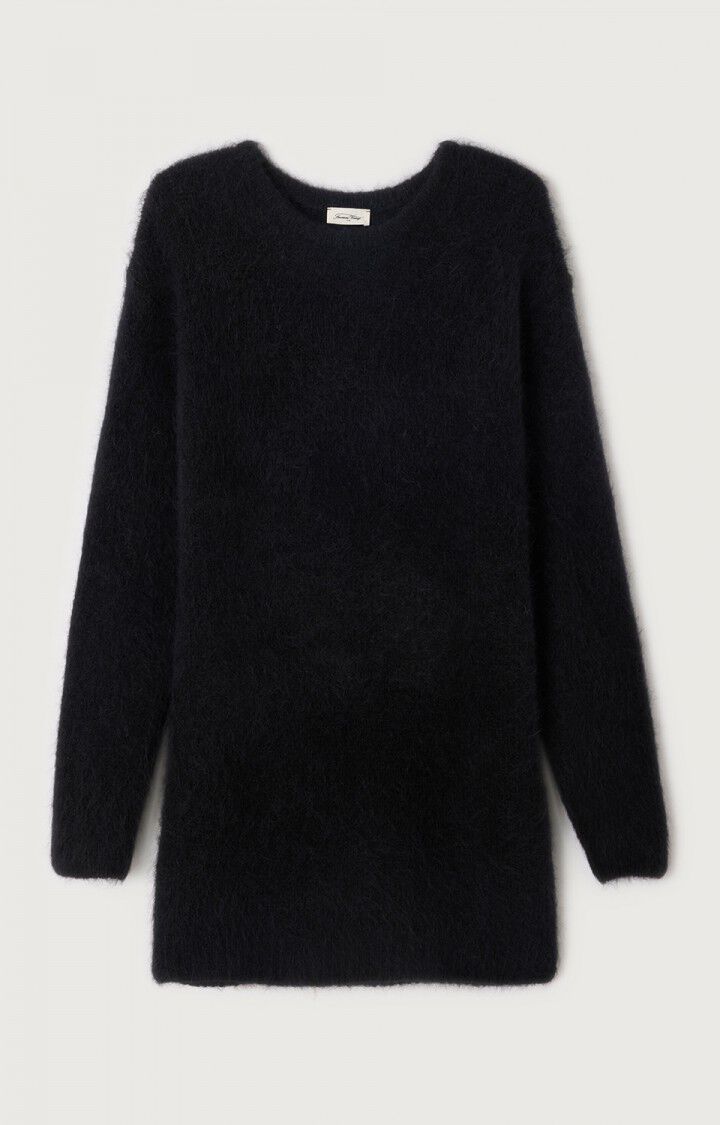 女士圆领短款宽松连衣裙