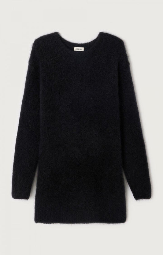 女士圆领短款宽松连衣裙