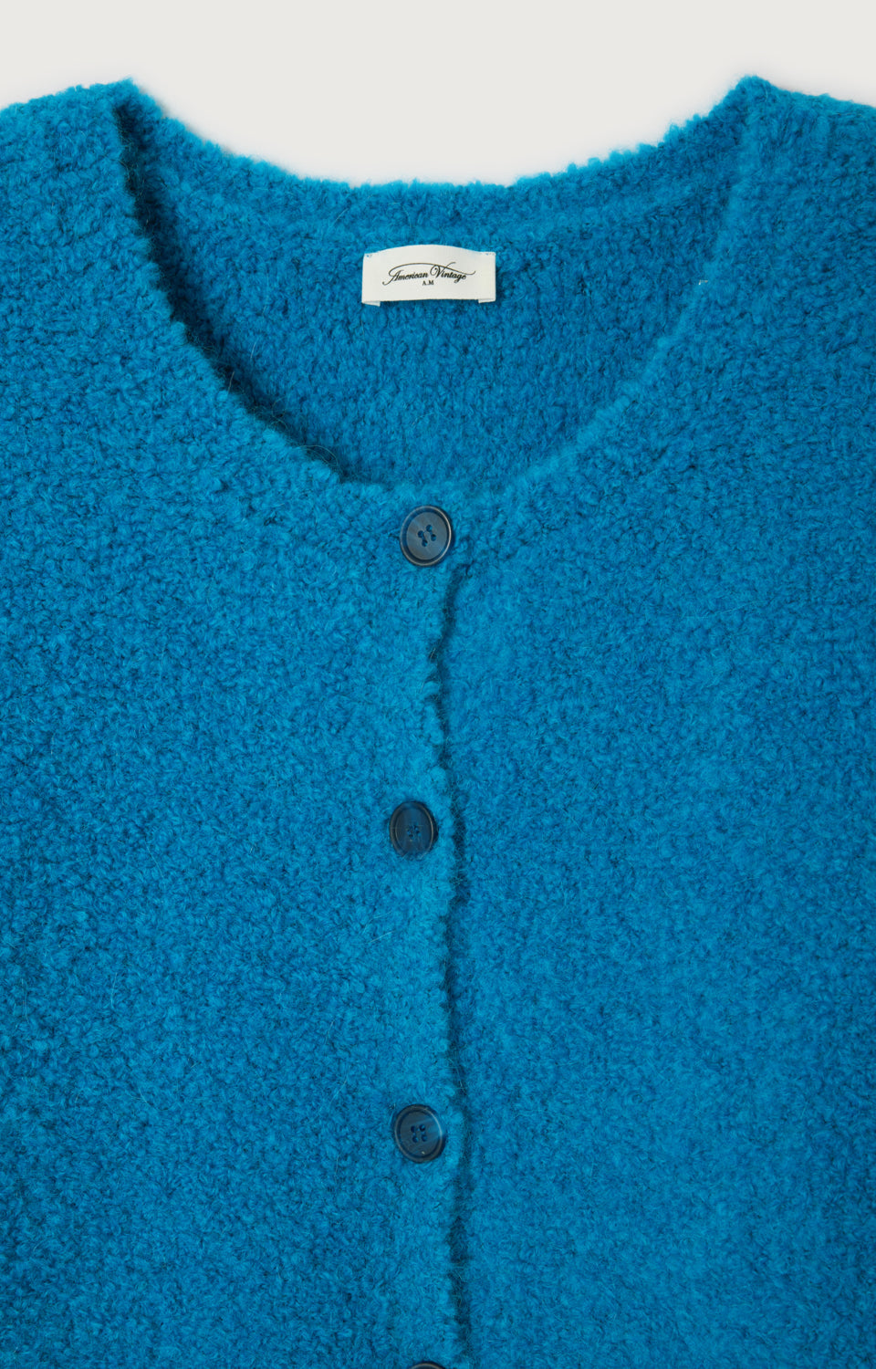 女士圆领纽扣短背心