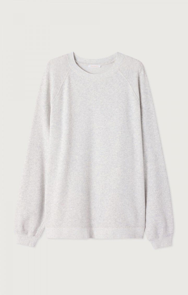 成人款灰白色圆领卫衣