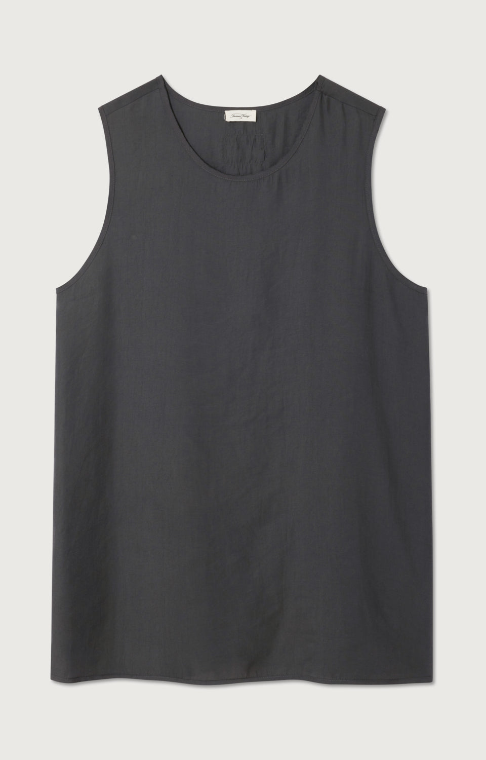 女士圆领背心短款宽松连衣裙