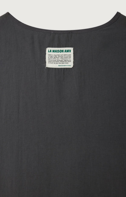 女士圆领背心短款宽松连衣裙