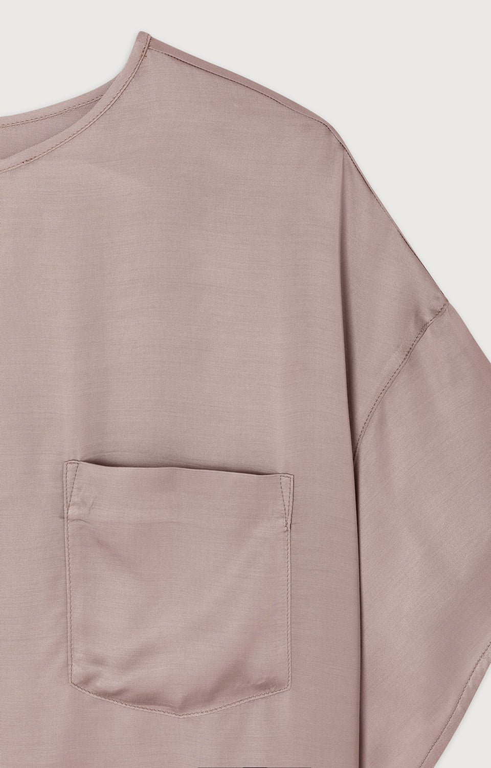 女士宽松上衣圆领