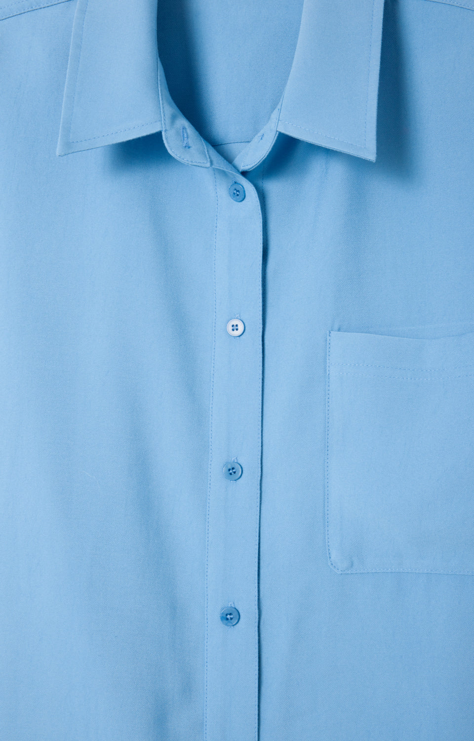 女士宽松纽扣领衬衫