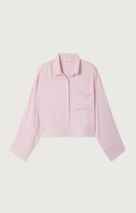 女士短款宽松衬衫