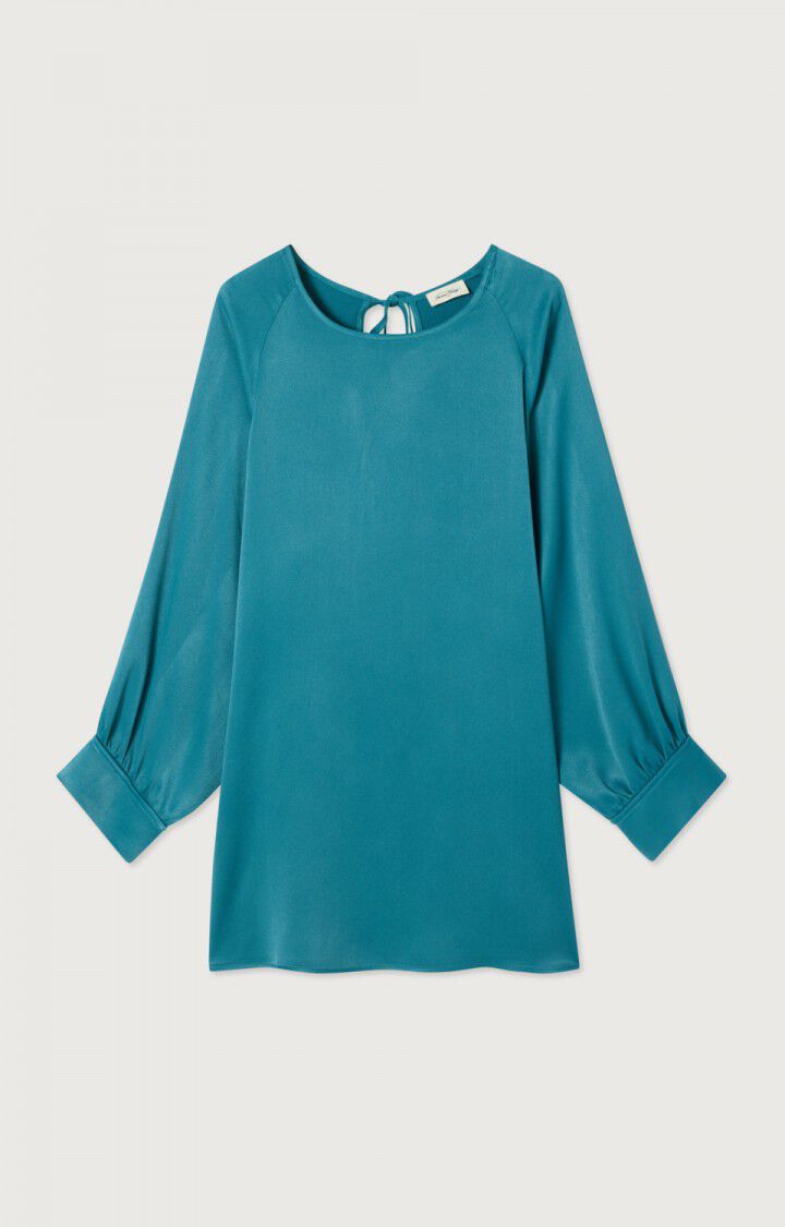 ROBE COURTE AMPLE ML COL ROND