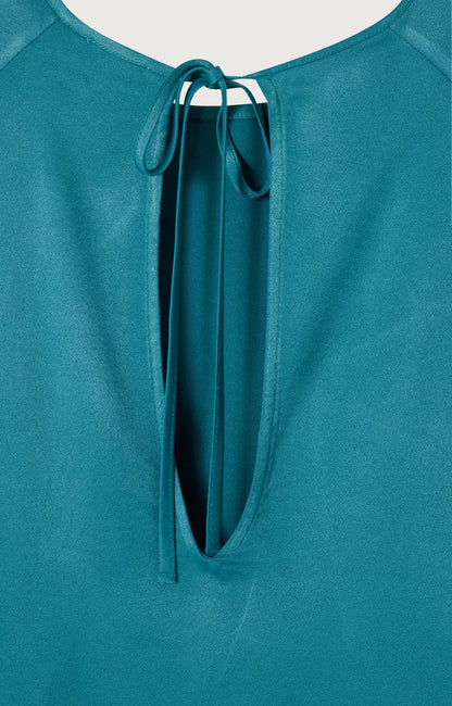 ROBE COURTE AMPLE ML COL ROND