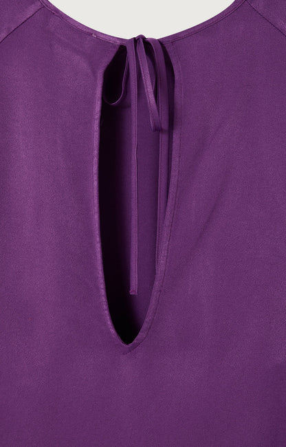 女士圆领短款宽松连衣裙