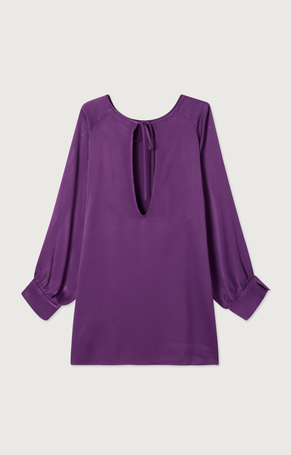 女士圆领短款宽松连衣裙