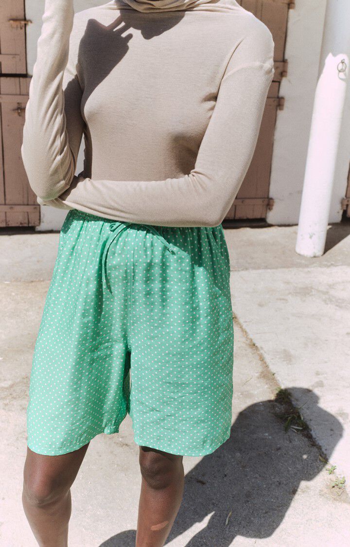 女士宽松印花中长短裤