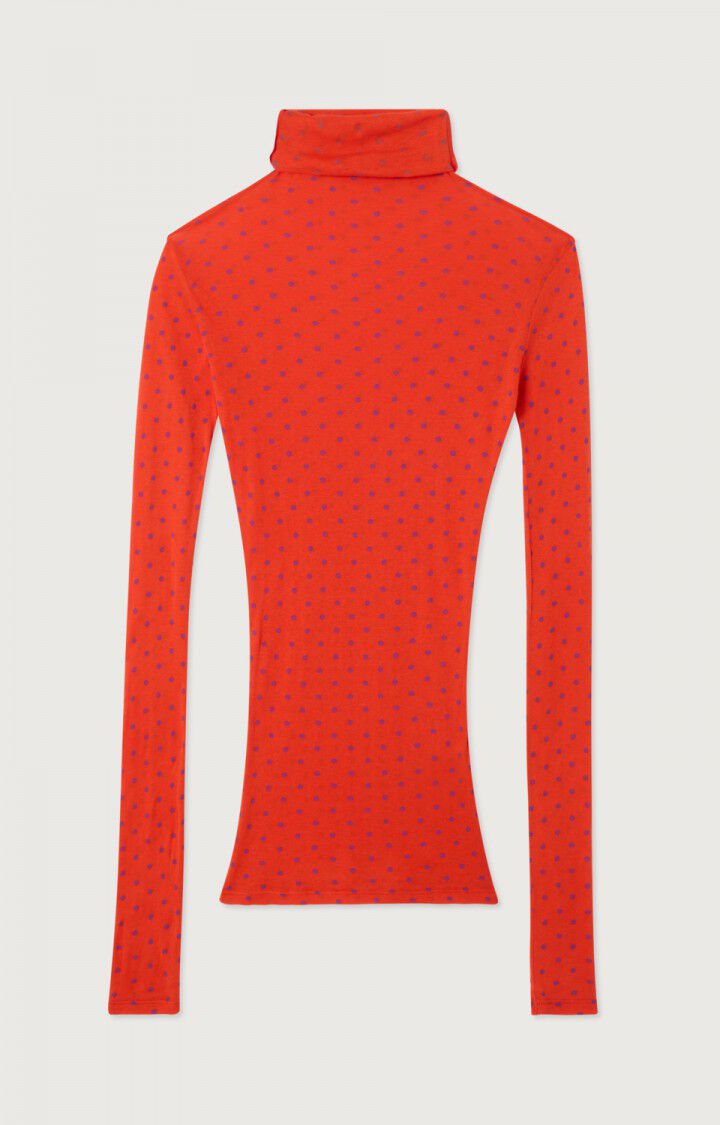 女士修身高领T恤