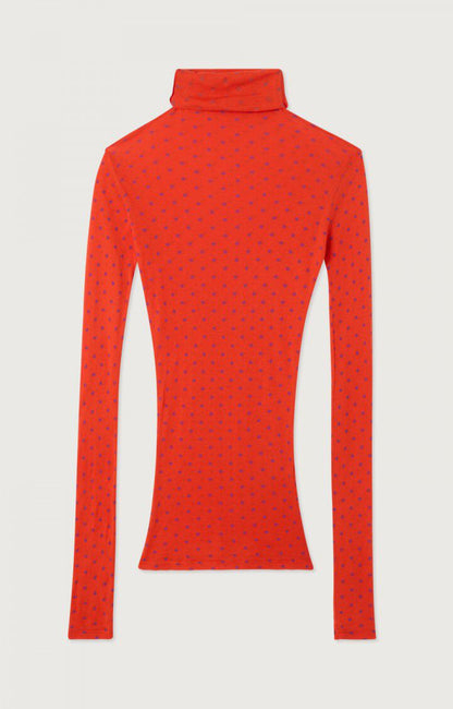 女士修身高领T恤