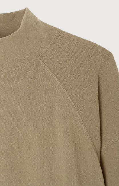 女士高领短款宽松连衣裙